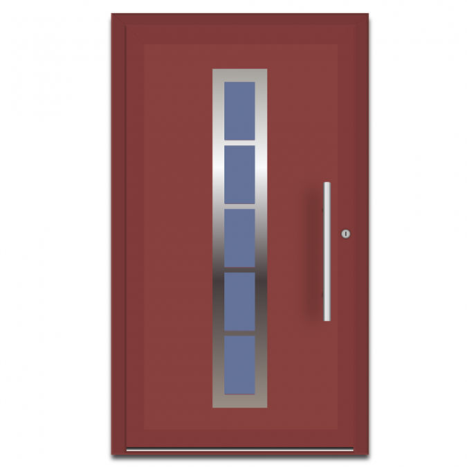 Drzwi zewnętrzne PVC wzór EK-01-3011 Nitus