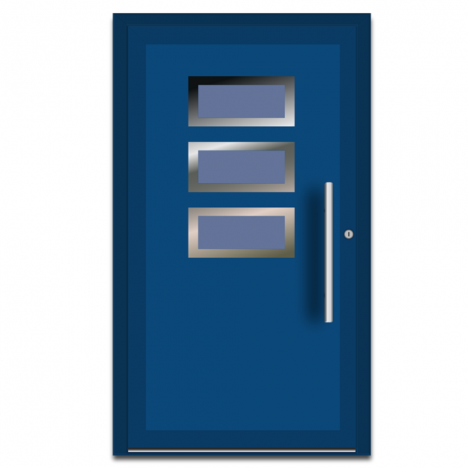 Drzwi zewnętrzne PVC wzór EK-19-5013 Nitus
