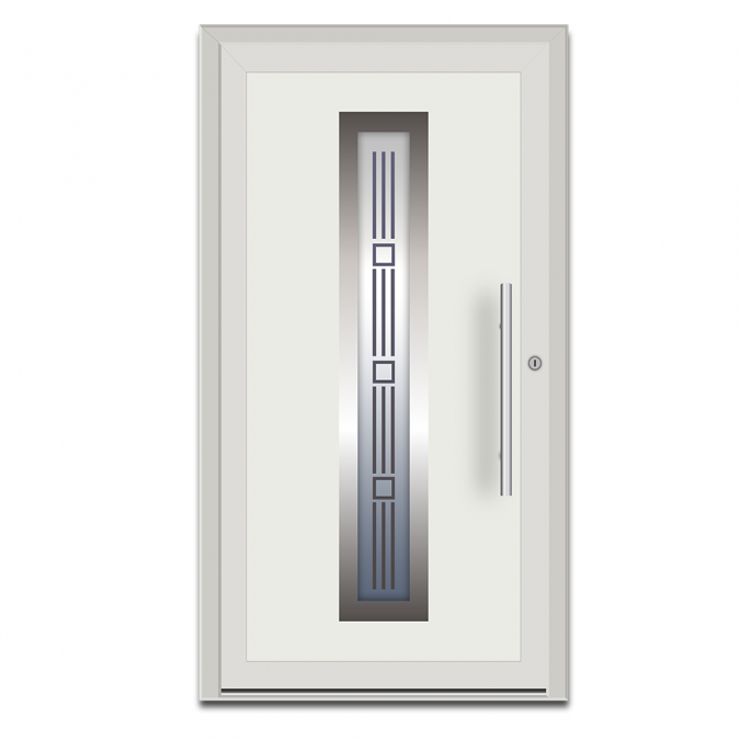 Drzwi zewnętrzne PVC wzór EK-02P1 Nitus