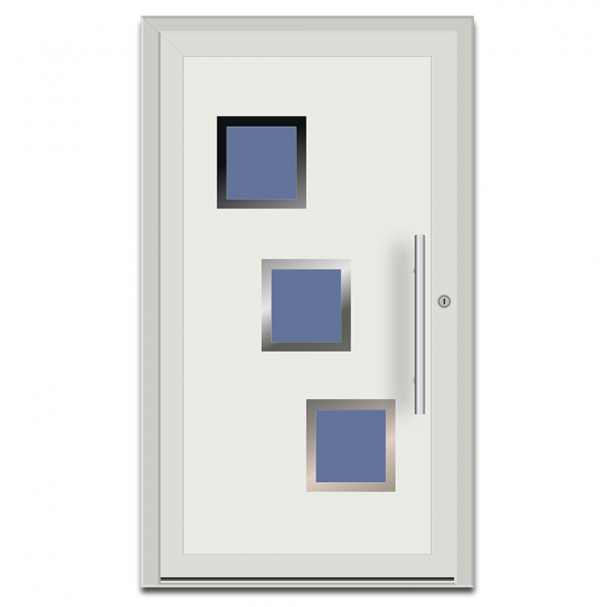 Drzwi zewnętrzne PVC wzór EK-18 Nitus