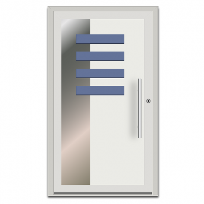Drzwi zewnętrzne PVC wzór EK-33 Nitus