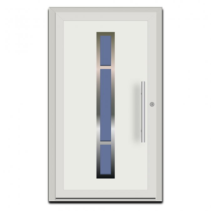 Drzwi zewnętrzne PVC wzór EK-03 Nitus