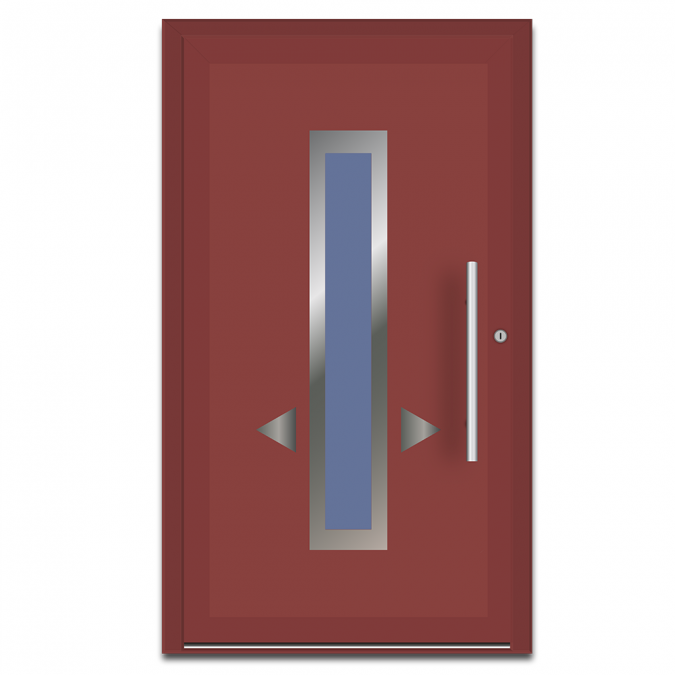 Drzwi zewnętrzne PVC wzór EK-45 Nitus