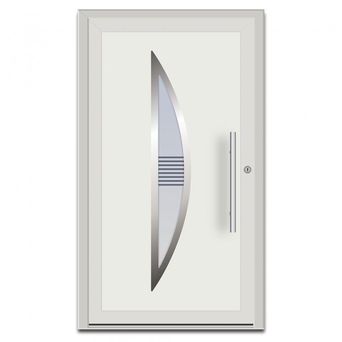 Drzwi zewnętrzne PVC wzór EK-04P5 Nitus