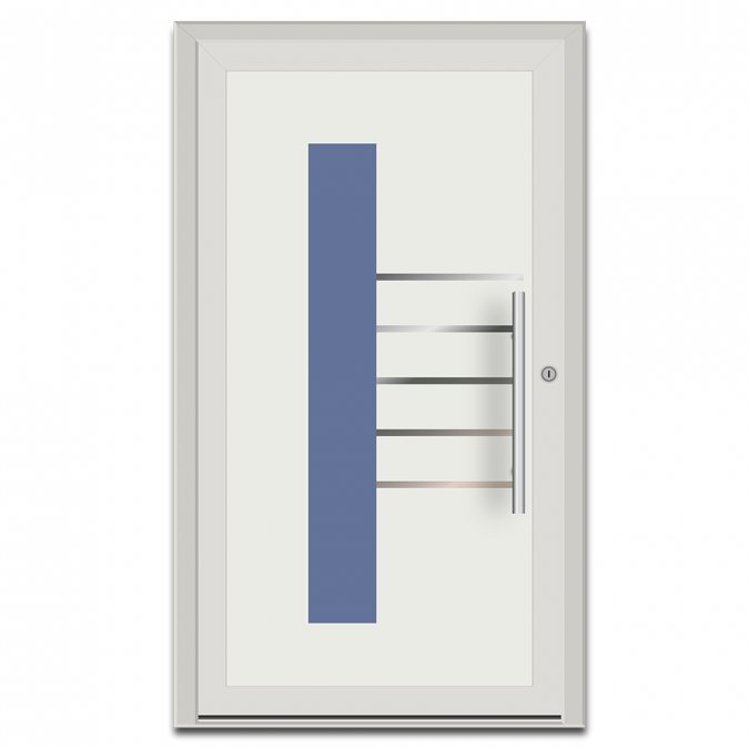 Drzwi zewnętrzne PVC wzór EK-50 Nitus