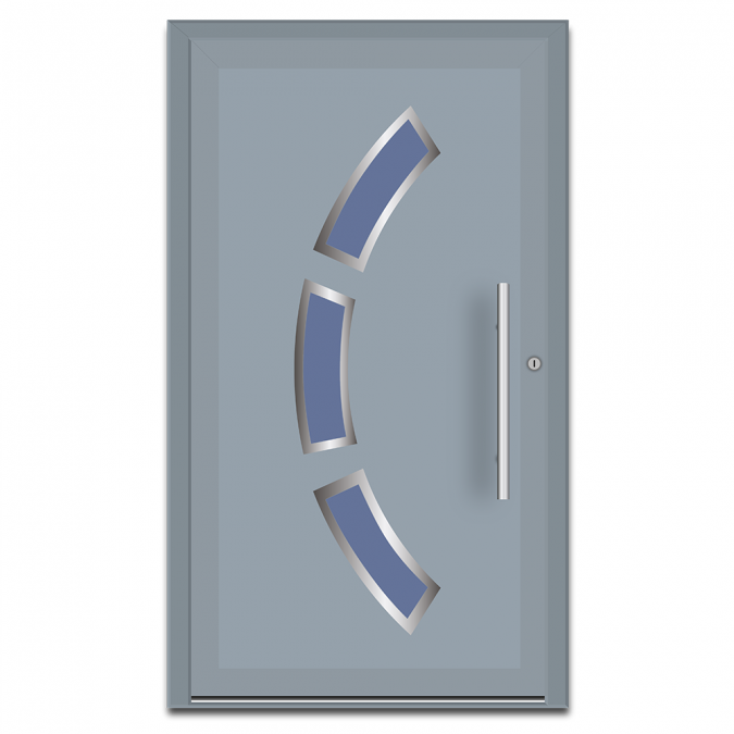 Drzwi zewnętrzne PVC wzór EK-05 Nitus