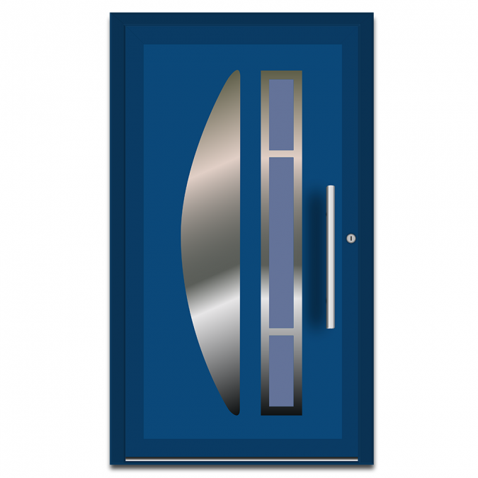 Drzwi zewnętrzne PVC wzór EK-08 Nitus