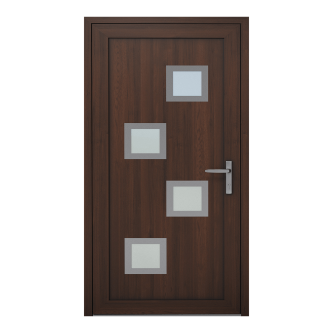 Elegante und sichere Nitus PVC-Außentür